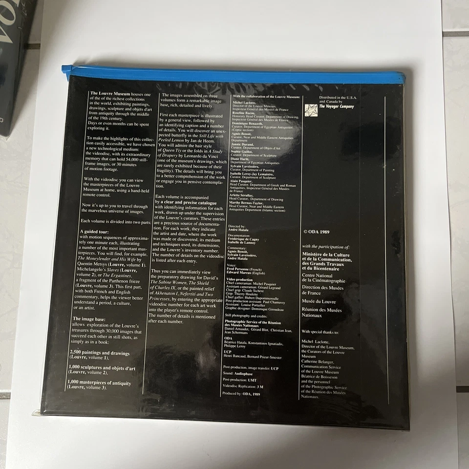 LOUVRE VIDEODISC SCULPTURES OF ART VOLUME #2 LASERDISC EX+. condition - Image 4 of 4