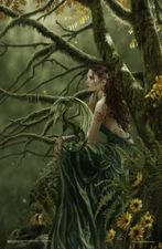 Queen of Fate by Nene Thomas Mini Poster - 11" x 17"