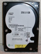 Enhanced IDE 3.5" Hard Drive 250GB MD02500-BJEW JB00KFA02500 ATA 133 WHITE LABEL