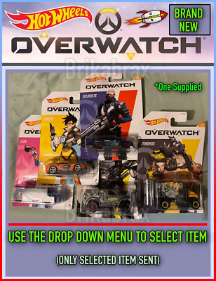 Hot Wheels OVERWATCH Die Cast Metall & Kunststoff Spielzeugautos (Artikel auswählen) Neu