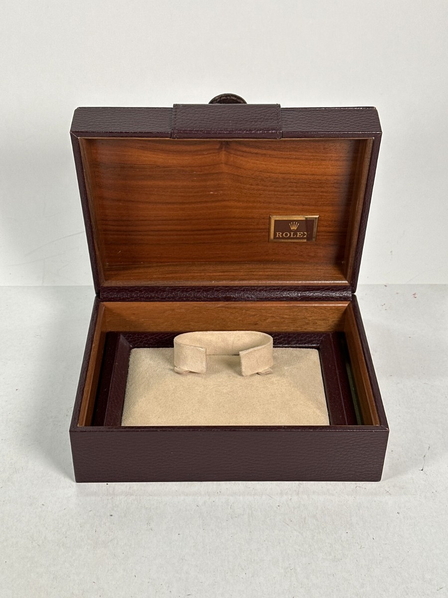 VINTAGE GENUINE Rolex Day-Date watch box case 71.00.08 brown VINTAGE GENUINE Rolex Day-Date watch box case 71.00.08 brown