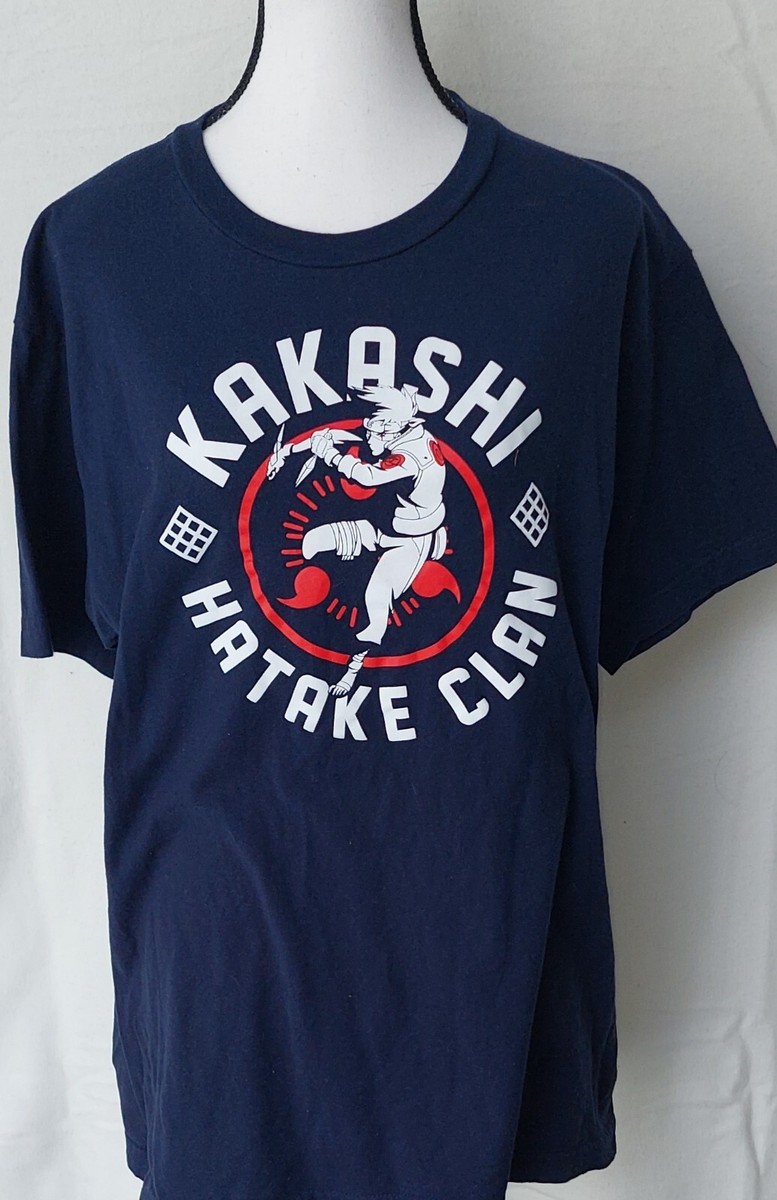 Naruto Shippuden Shirt L Kakashi Hatake Clan Ninja 20th