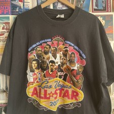 Vintage Y2K 2007 NBA all star game tshirt rare with Kobe las Vegas 2xl