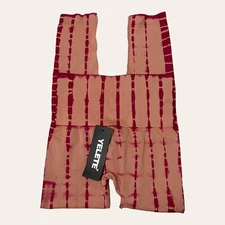 Yelete Womens Rose Water Color Leggings High Rise Slimming Size S NWT Pull On