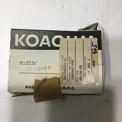 Koaohm 3k ohm 1/2 watt Carbon Film Resistors Open Box Of 925 Pn 67170681 New