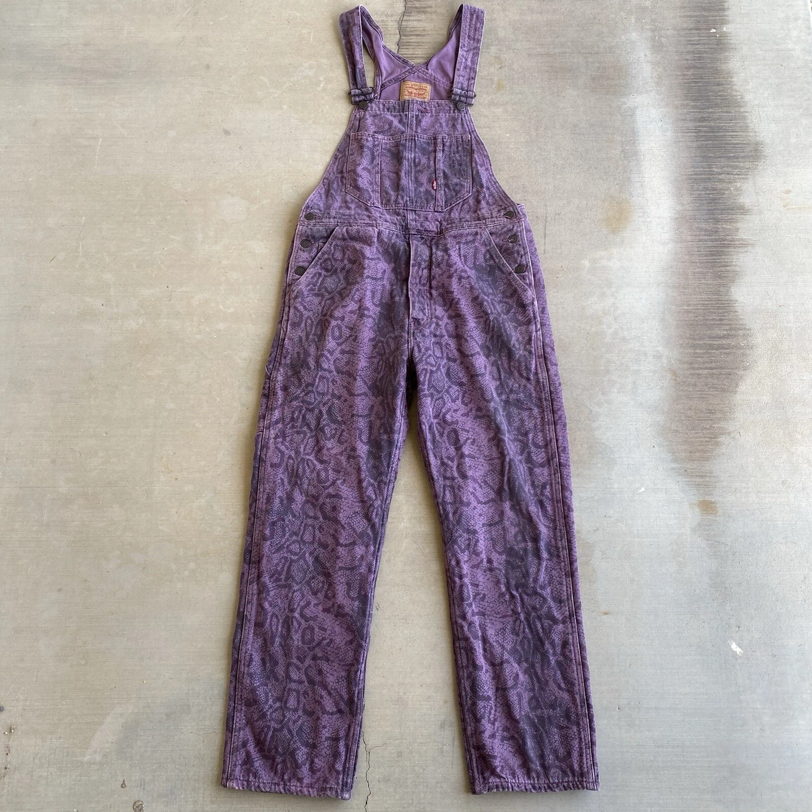 Salopette Supreme Levis peau de serpent violet 2017 