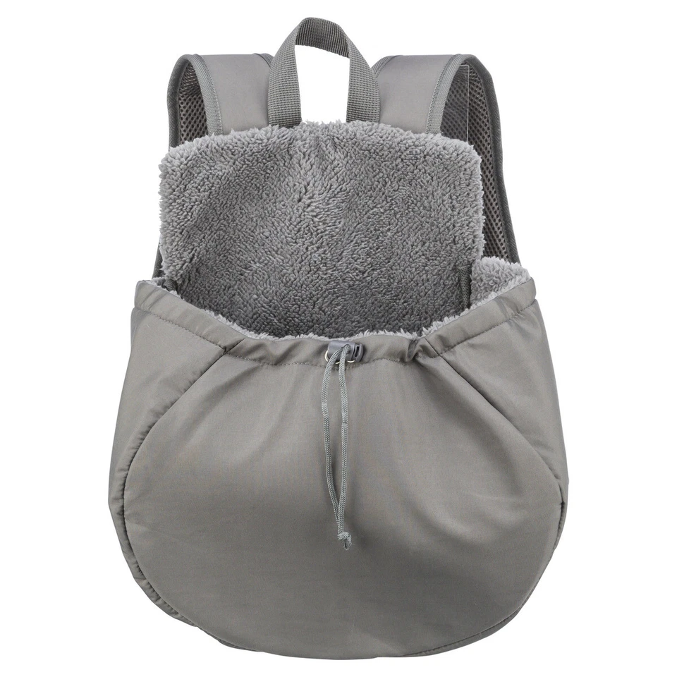 Trixie Hunde Fronttasche Molly bis 4kg grau Taillengurt Rucksack Polyester - Bild 2 von 4