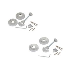 Bathroom Door Thumb Turn Lock, Satin or Chrome Finish, Privacy Complete Kit