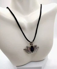 Aromatherapy Pendant Lava Rock Bead Essential Oil Diffuser Necklace WOW Jewelry