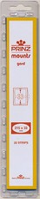 Prinz Scott Stamp Mount 33/215 mm - BLACK - Pack of 22 (33x215 33mm)  STRIP  927