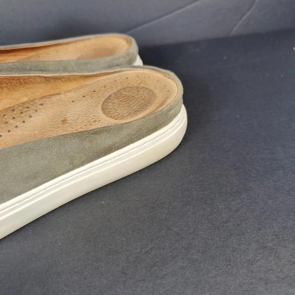 Gentle Souls Por Kenneth Cole Rory Borla Gris Gamuza Sin Cordones Informal Mula Talla 11 Foto 4 de 4