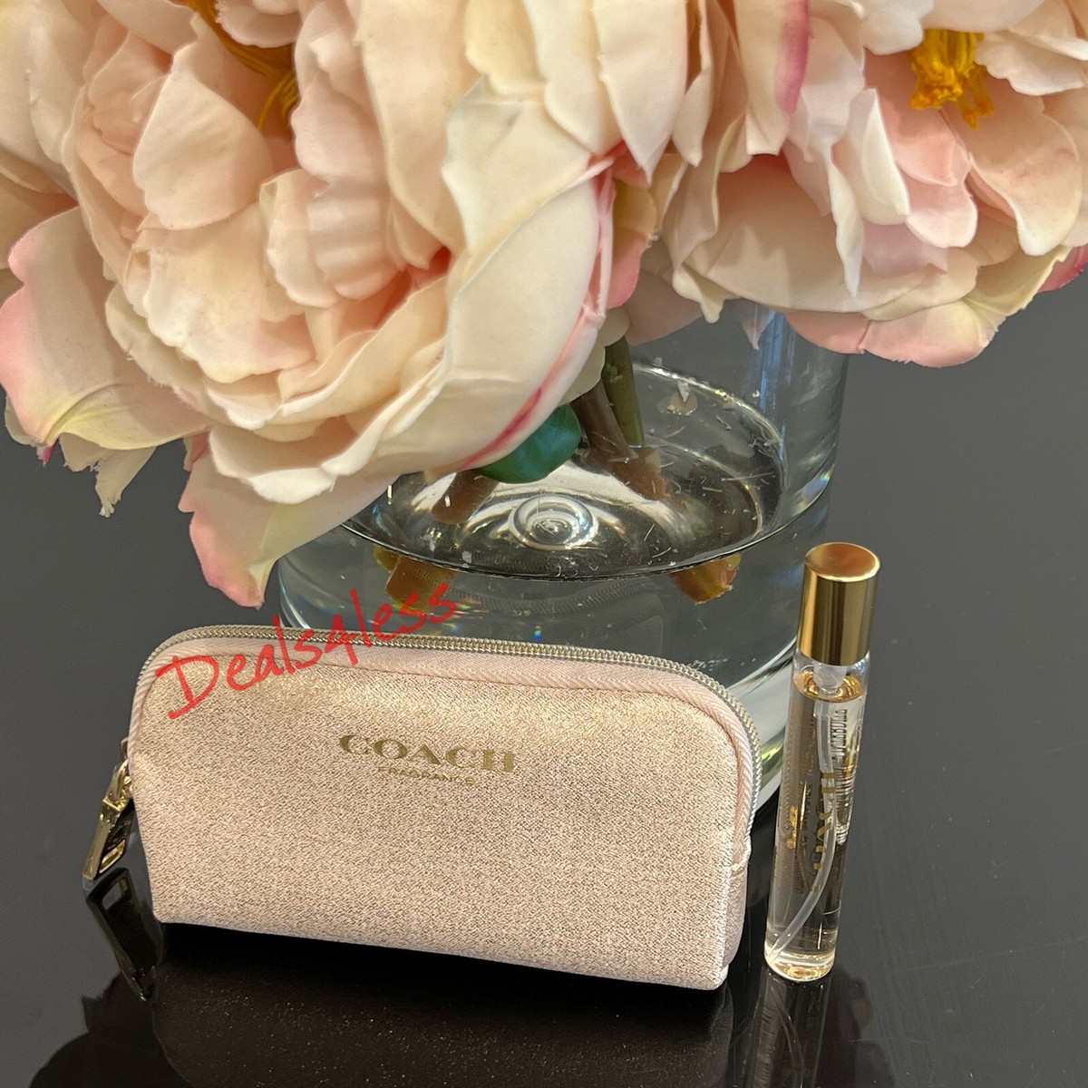 Coach Fragrance And Pouch Coin Purse Clutch Makeup Bag Perfume