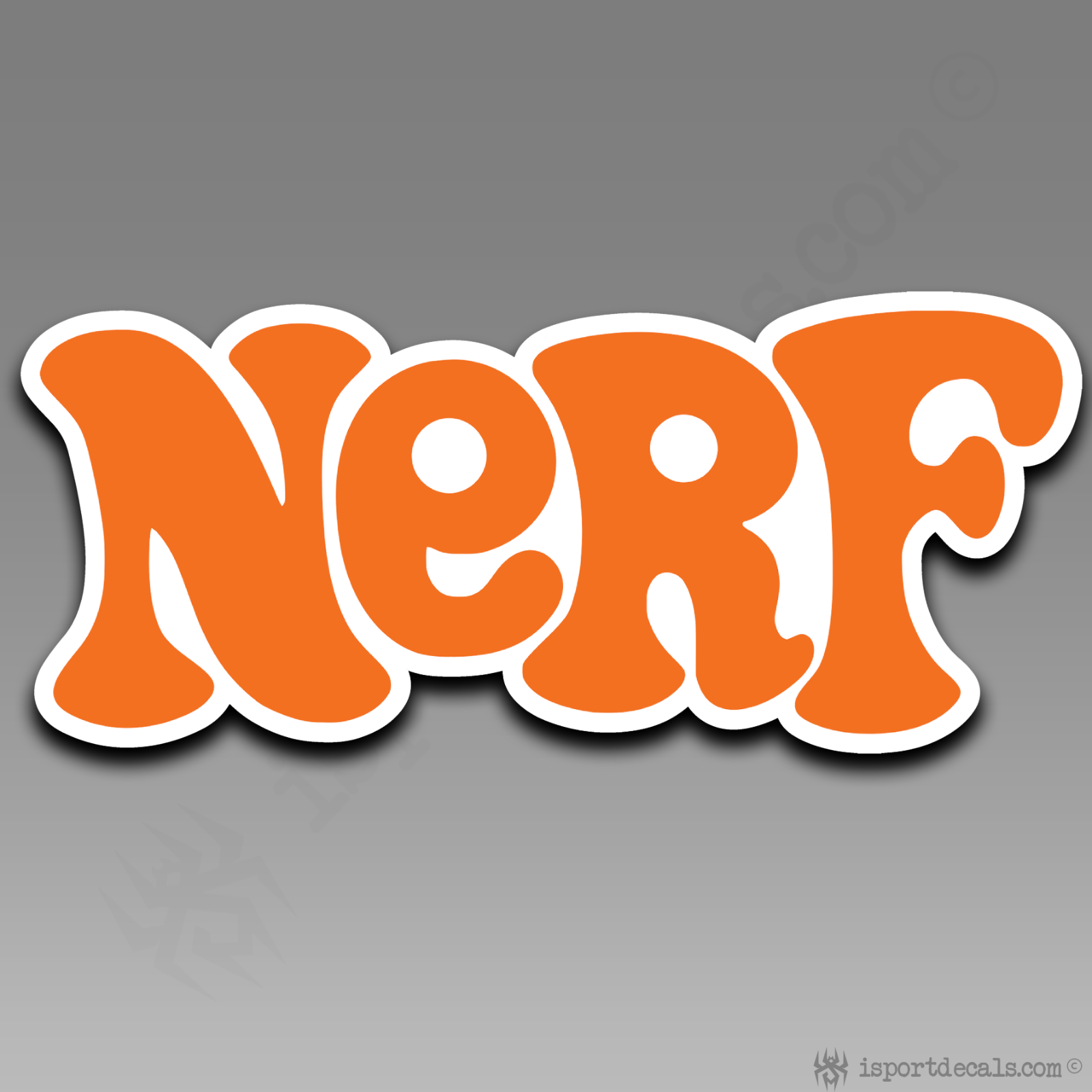 Nerf Classic Logo For Fans Sticker for Sale by AdrianSchaden