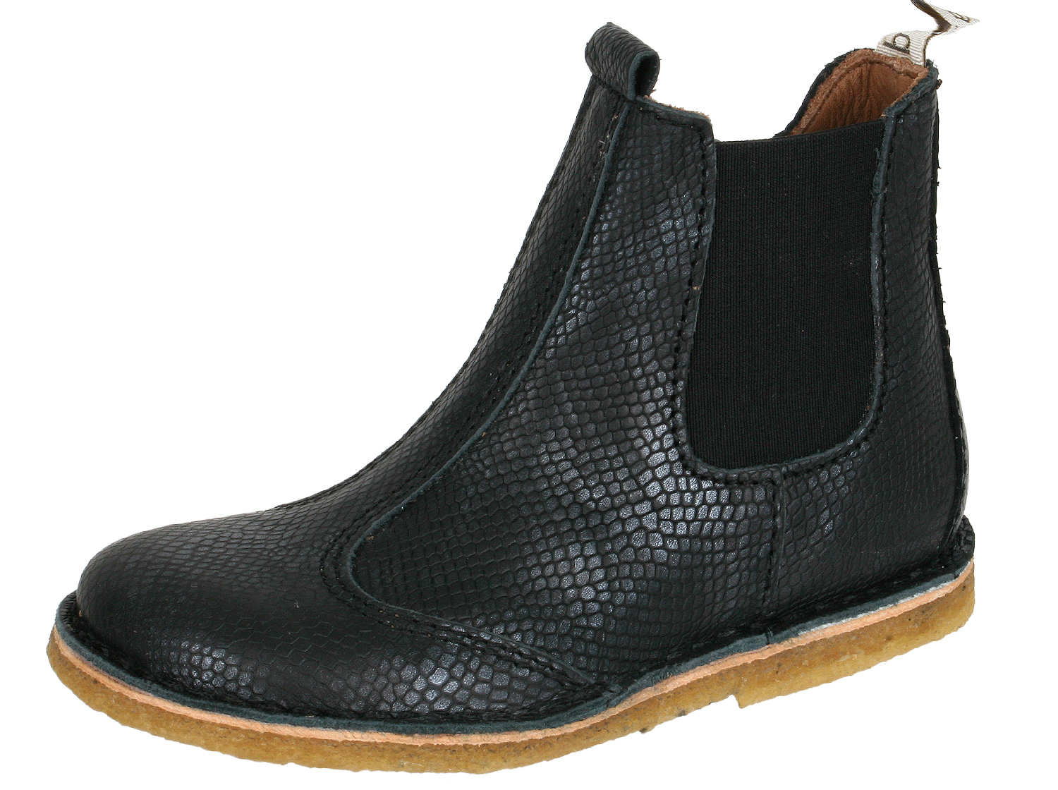 Bisgaard Chelsea Boots cuir 50205 Noir 