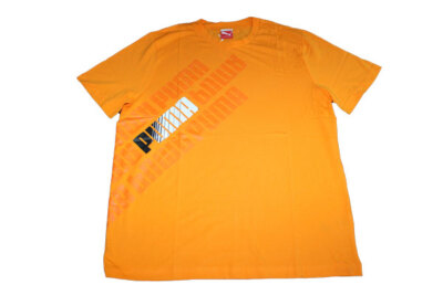 HERREN T-SHIRT SHIRT PUMA 813942 14 ORANGE BRIGHT MARIGOLD GRAPHIC TEE L 52 54
