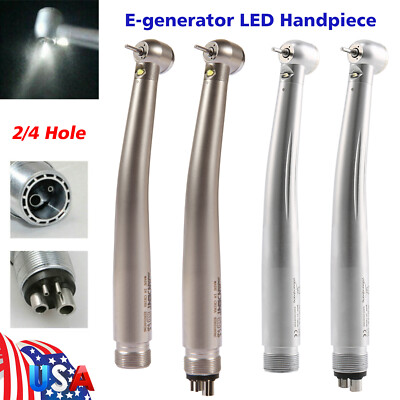 Kavo Style Dental E-generator LED Handpiece Turbine 2/4 Holes 3 water Spray