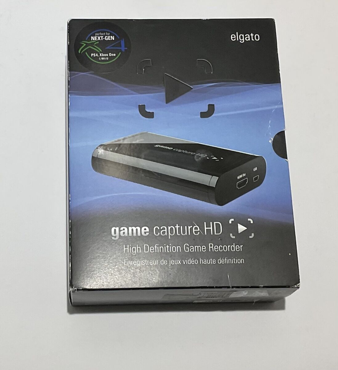 Captura de Video Elgato Game Capture HD Full HD 1080p HDMI USB  live  1GC104001000 Ideal para Gravar Jogos Compatível com Xbox 360 / Xbox One /  PS3 / PS4