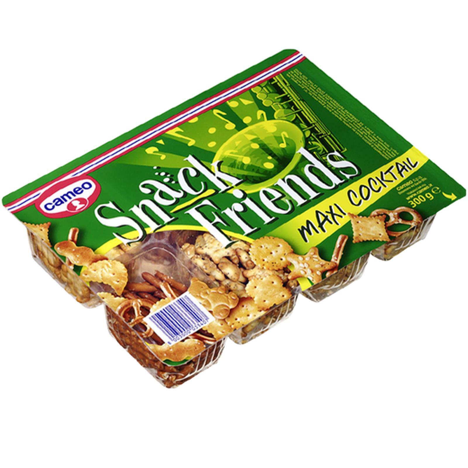 CRACKER CAMEO SNACK FRIENDS COCKTAIL 300 GR SALATINI BISCOTTI PARTY MIX FESTA