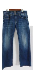 Silver Jeans EMC Denim Men’s Zac  Distressed Blue Jeans Size 36W X 32L