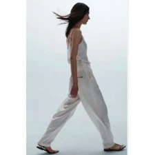 Saint Art Women's Courtney Charmeuse Pant Baggy Pants S Citron NWT 298