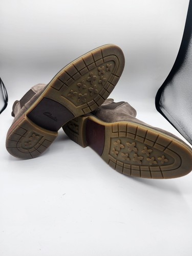 Clarks Clarkdale Stiefel Stone Wildleder Leder Herren 9,5M einmal getragen - Bild 4 von 11