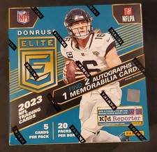 2023 Panini Donruss Elite NFL Football HOBBY BOX Factory Sealed 2 Autos