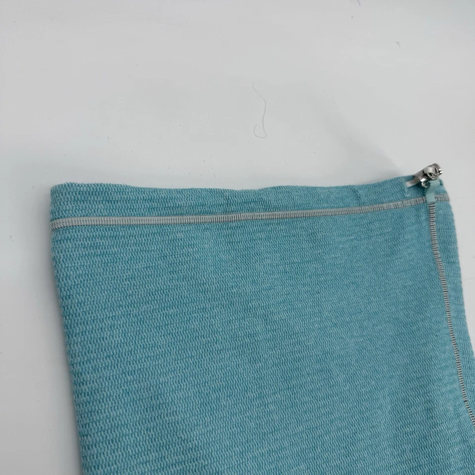 Lululemon Blue Striped Womens Athletic Neck Warmer Gaiter Athletic One Size - Image 2 of 4