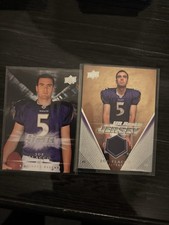Joe Flacco 2008 Upperdeck Rookie Card and Rookie Game Patch 