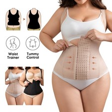 Fajas Reductoras Colombianas Body Shaper Gym Waist Trainer Tummy Control Corset