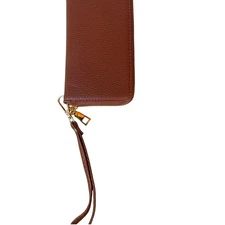 Brown Zip Wristlet wallet Wrist Strap New without Package Fall 