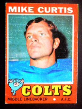 Mike Curtis #80 Topps 1971 Football Card (Baltimore Colts)*