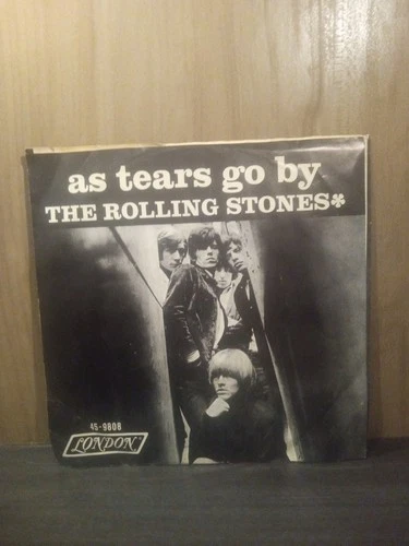 The Rolling Stones As Tears Go By/Gotta Get Away 45 Lon 9808 1965 Picture Sleeve