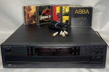 TEETED Kenwood 103CD 5 Disc CD Player 1Bit Dual D/A Converter Carousel BUNDLE