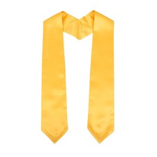 Unisex Adult Plain Graduation Stole 60 Inch Long Sash Honor Ceremony Scarf