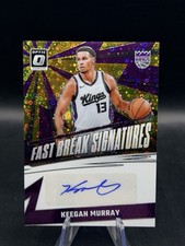2024 Donruss Optic Keegan Murray Fast Break Signature Auto Gold 01/10 1st Print