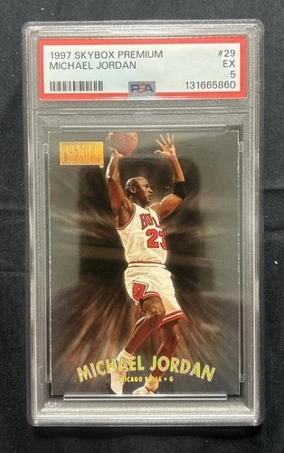 1997-98 Skybox Premium Michael Jordan Card #29 PSA 5