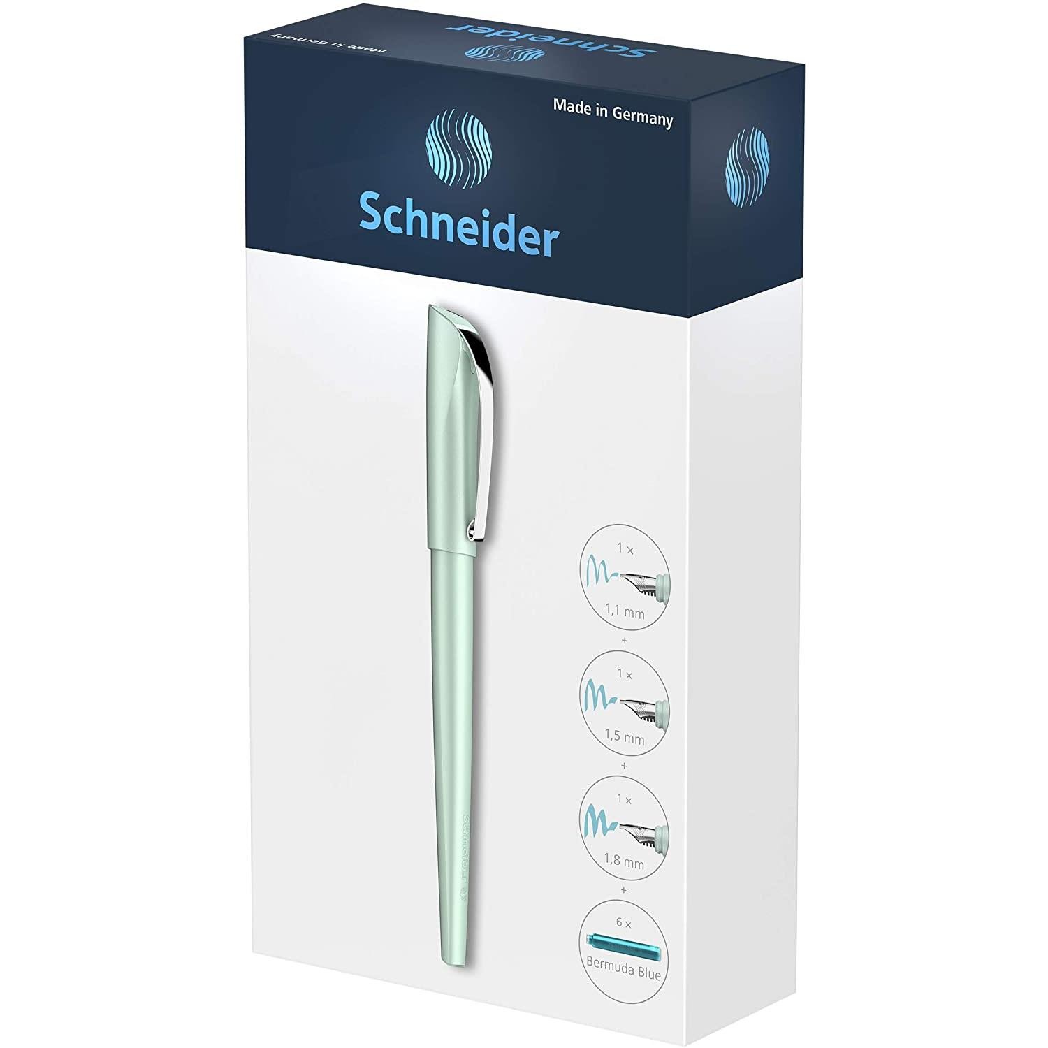 Schneider Callissima mint stylo plume idéal pour le bullet journal et la correspondance créative