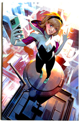 SPIDER-GWEN GHOST-SPIDER #3 EJIKURE EXCLUSIVE VIRGIN VARIANT 2024 MARVEL NM