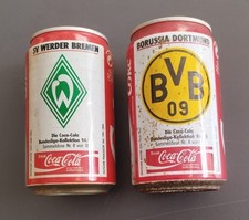 Coca-Cola Sammeldosen, Bundesliga - Kollektion 94/95, Bremen + Dortmund