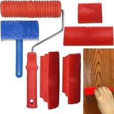 Wood Graining Tool Set 6pcs 7 Fake Wood Grain Roller Painting Tool With Hand