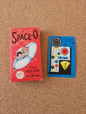 Vintage Space- O  Outer Space Childrens Playing Card -CONTROL PANEL- NEW