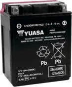 Yuasa High Performance Maintenance Free Battery - YTX14AHL-BS Motorcycle ATV/UTV - Image 3 of 4