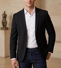 EXPRESS Men's 38R Charcoal Gray Innovator Skinny Fit Blazer Jacket