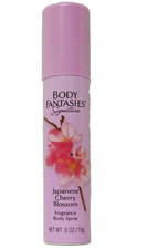 NEW Body Fantasies Signature Japanese Cherry Blossom Body Spray 0.5 oz
