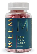 WEEM Hair Skin and Nails Gummies - Supports Healthy Hair - Vegan biotin Vitamins