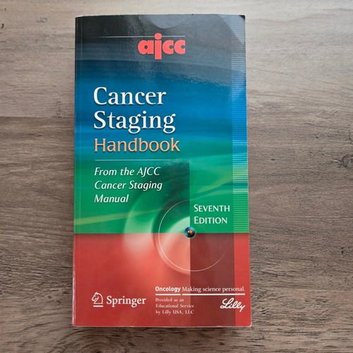 AJCC Cancer Staging Handbook,Terminally Ill Care,& Chemo Handbook book lot of 5