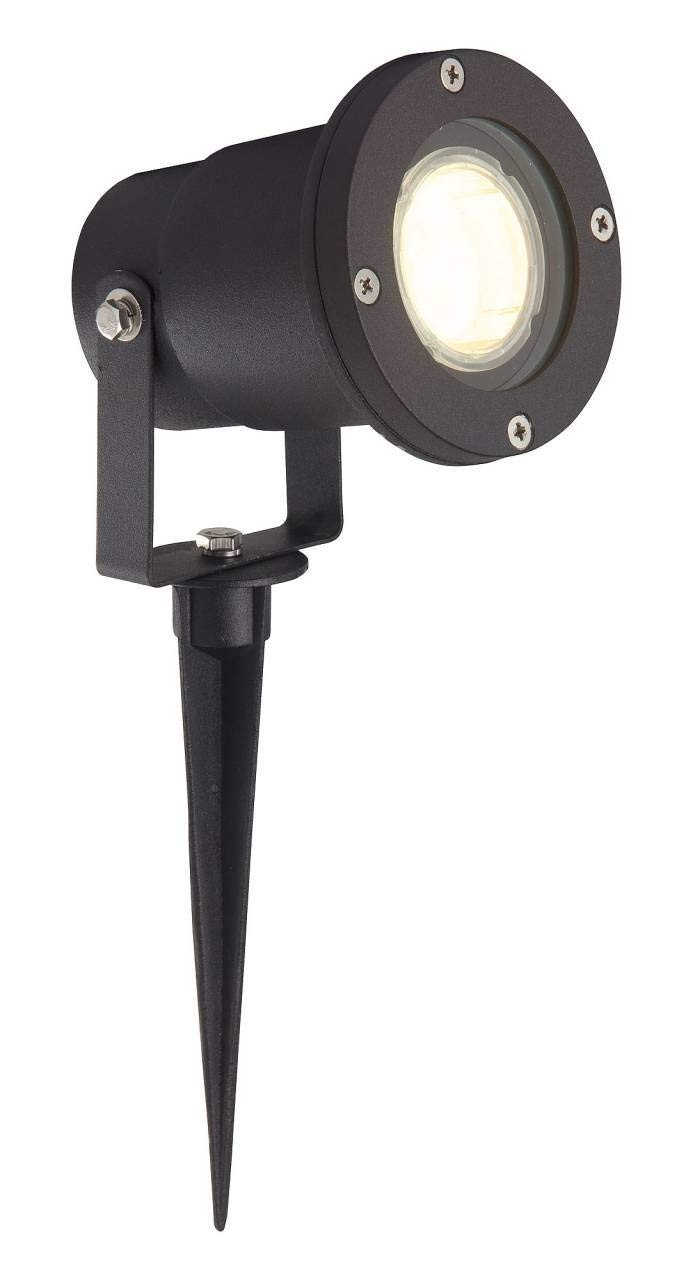 Lampada LED Picchetto Esterno Da Terra 32Cm Nero | 1X LED-PAR51, GU10, Lampada C