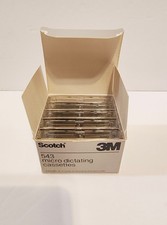 Scotch 3M 543 Micro Dictating Cassettes (Open Box 5 Pack, New) Made in USA