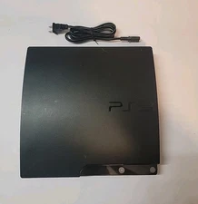 Sony PlayStation 3 Slim PS3 160GB Black Console Gaming System CECH-2001B