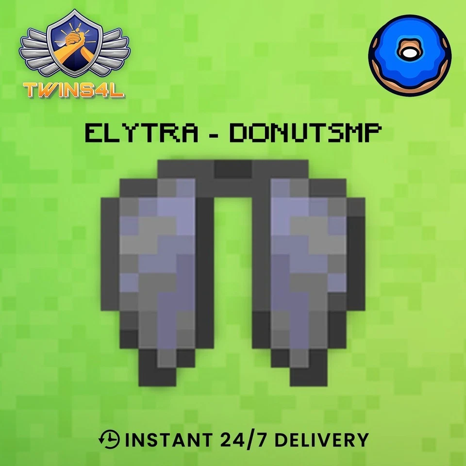 Elytra (DonutSMP) | 1 Elytra | 24/7h Delivery | Donut SMP Cheapest